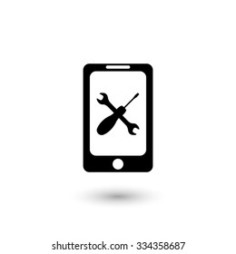 repair phone -  vector icon