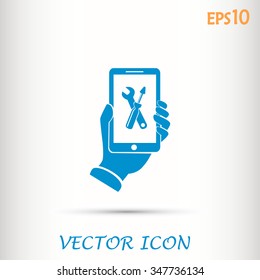 repair phone vector icon