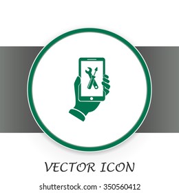 repair phone vector icon