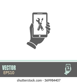 repair phone vector icon