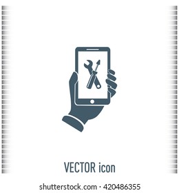 repair phone vector icon