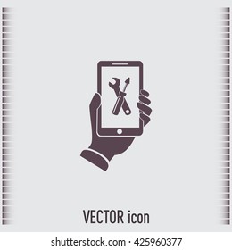 repair phone vector icon