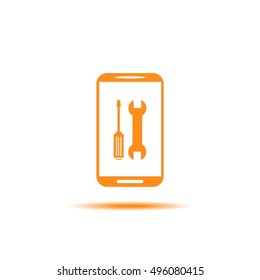 repair phone vector icon