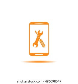 repair phone vector icon