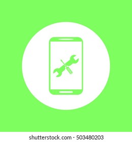 repair phone vector icon