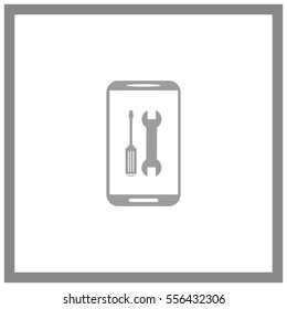 repair phone vector icon