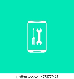 repair phone vector icon