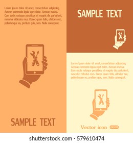 repair phone vector icon