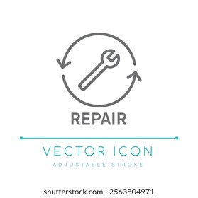 Repair Reduce Reuse Recycle 3Rs Eco Friendly Icon, Food and Drinks, Cosmetics Symbols, Skin Care Icons, Skincare Packaging Labels