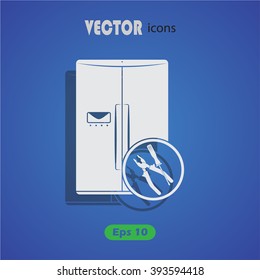 Repair of refrigerators icon