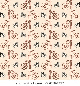 Reparieren eines sich wiederholenden Musters, schöner Hintergrund, Vektorgrafik