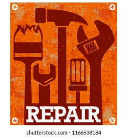 Repair and service banner