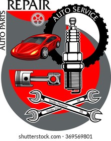Repair service emblem