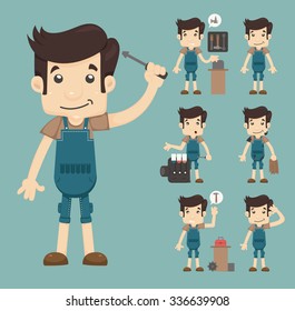repair service , eps10 vector format