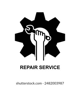 Repair service icon isolated on background vector Illustration.