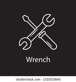 Repair service icon icon. Simple element illustration. Repair service icon symbol design from Construction collection set. Can be used in web and mobile