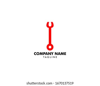 Repair Service Logo Design Element