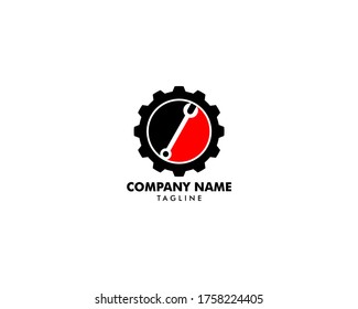 Repair Service Logo Design Element