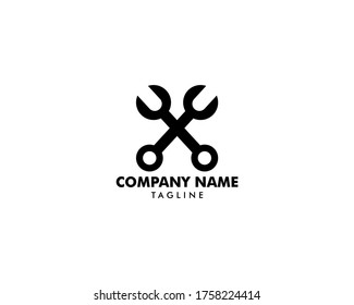 Repair Service Logo Design Element