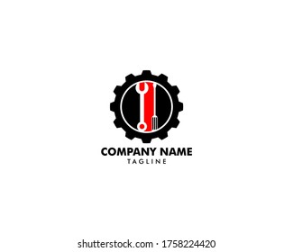 Repair Service Logo Design Element