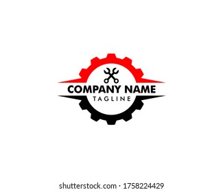 Repair Service Logo Design Element