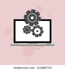 Repair service, maintenance, customization, restore concepts. Flat vector illustration.