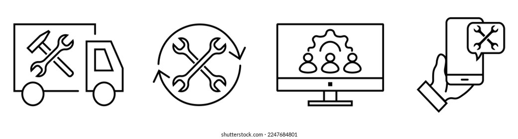 repair service tech support settings machinery fix