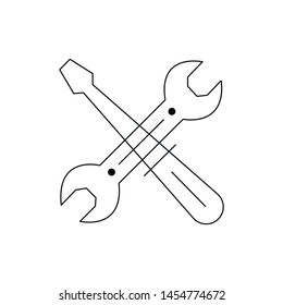 Repair Service Tool vector icon