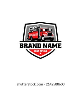 repair and service truck logo vector