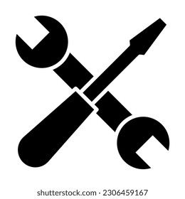Repair Services Vector Glyph Icon For Personal And Commercial Use.
