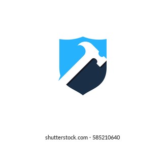 Repair Shield Logo Design Element