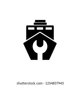 Repair ship, wrench icon. Element of repair icon for mobile concept and web apps. Detailed Repair ship, wrench icon can be used for web and mobile