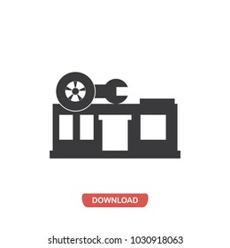 Repair Shop vector icon