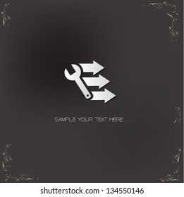 Repair sign,vector