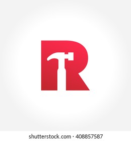 Repair Symbol, Word Treatment, negative space, text style