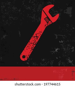 Repair symbol,grunge vector