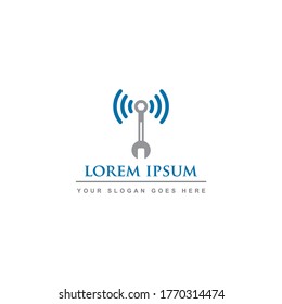 repair tech logo , smart service logo