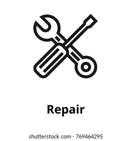 Repair thin line icon