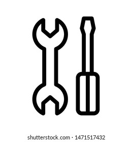 repair thin line vector icon