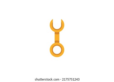 Repair Tool Colored Monoline Logo Vector