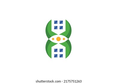 Repair Tool Colored Monoline Logo Vector