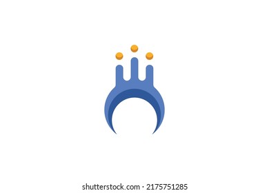 Reparaturwerkzeuge mit farbigem Monoline-Logo-Vektorgrafik