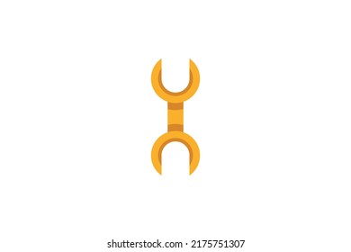 Repair Tool Colored Monoline Logo Vector
