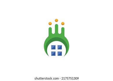 Reparaturwerkzeuge mit farbigem Monoline-Logo-Vektorgrafik