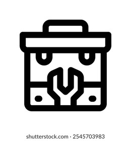 ícone da ferramenta de reparo. ícone da linha de vetor para o seu site, móvel, apresentação e design de logotipo.