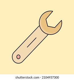 A repair tool icon vector. Tools ico symbol isolated