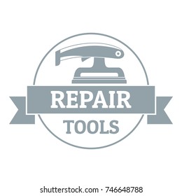 Repair tool logo. Simple illustration of repair tool vector logo for web