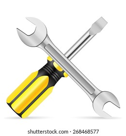Repair tool on a white background. Vector illustration.