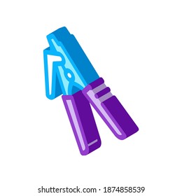 repair tool optical fiber color icon vector. isometric repair tool optical fiber sign. color isolated symbol illustration