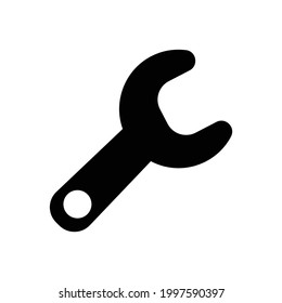 Icono del vector de la herramienta de reparación, aislado en fondo blanco